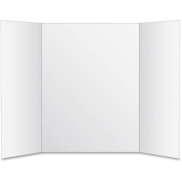 Project Board, 36"x48", Tri-Fold, 6/CT, White PK